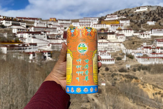 Tibetan Incense for Sleep & Calm - from Gaden Monastery - Boxed Incense Powder